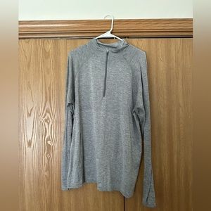 Lululemon gray quarter zip